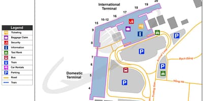 Ho chi minh city airport map