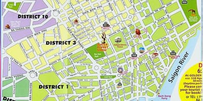 نقشه ho chi minh city center